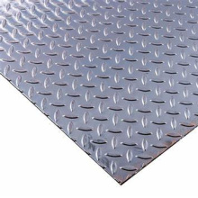 Checkered Plate 2mm  SS304 Stainless Steel Flat Checker Sheet Floor Plate With Willow Leaf Pattern